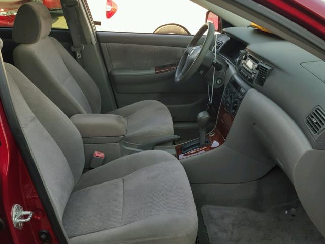 1NXBR32E36Z701668 - 2006 TOYOTA COROLLA LE 栗色 照片 5