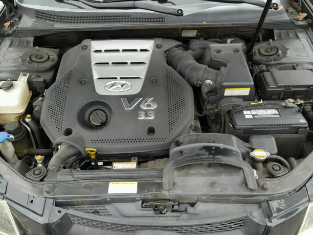 5NPEU46F37H234868 - 2007 HYUNDAI SONATA SE BLACK photo 7