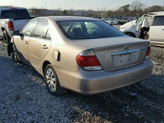 4T1BE32K45U409592 - 2005 TOYOTA CAMRY LE GOLD photo 3