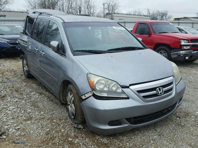 5FNRL38425B135206 - 2005 HONDA ODYSSEY EX GRAY photo 1