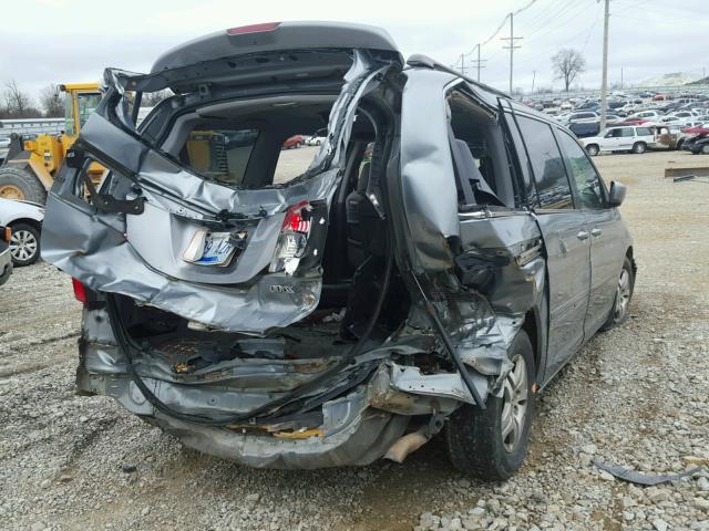 5FNRL38425B135206 - 2005 HONDA ODYSSEY EX GRAY photo 4