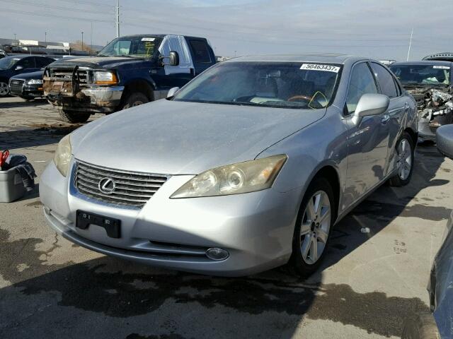 JTHBJ46G372038076 - 2007 LEXUS ES 350 SILVER photo 2