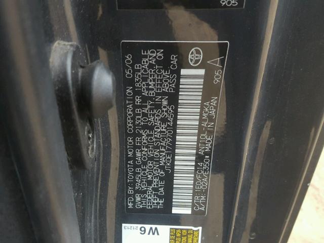 JTKDE177970144595 - 2007 TOYOTA SCION TC 灰色 照片 10