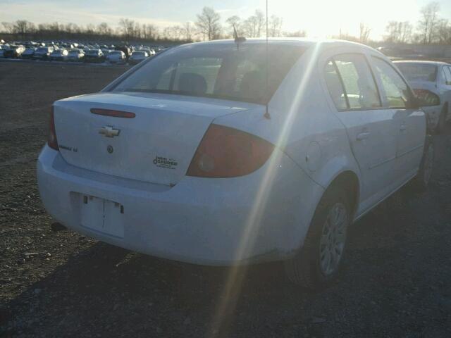 1G1AT58H997195161 - 2009 CHEVROLET COBALT LT WHITE photo 4