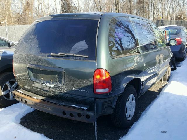 2B4GP253XYR575973 - 2000 DODGE CARAVAN GREEN photo 4