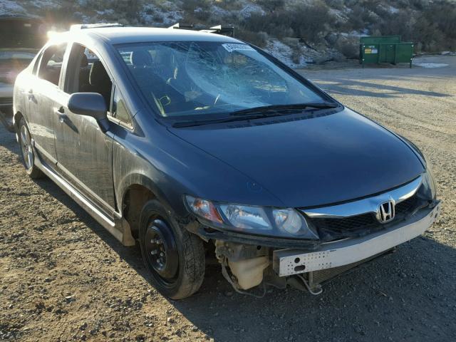 19XFA1F66BE044989 - 2011 HONDA CIVIC LX-S SILVER photo 1