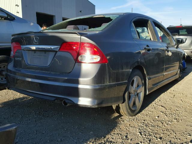 19XFA1F66BE044989 - 2011 HONDA CIVIC LX-S SILVER photo 4