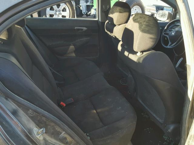 19XFA1F66BE044989 - 2011 HONDA CIVIC LX-S Արծաթագույն լուսանկար 6