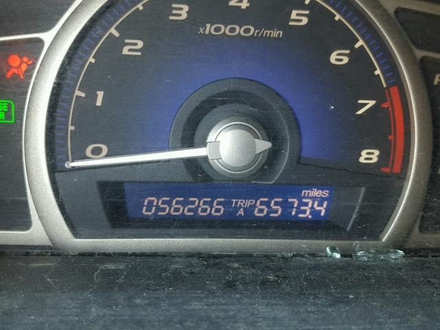 19XFA1F66BE044989 - 2011 HONDA CIVIC LX-S Արծաթագույն լուսանկար 8