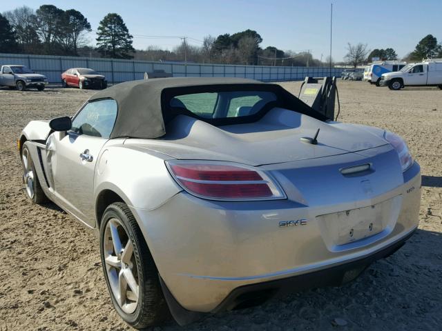 1G8MG35X58Y116080 - 2008 SATURN SKY REDLIN SILVER photo 3