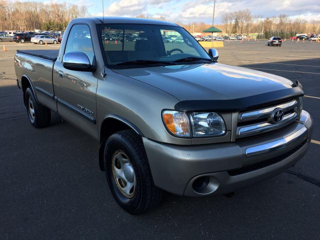 5TBKT44113S419317 - 2003 TOYOTA TUNDRA SR5 BEIGE photo 1