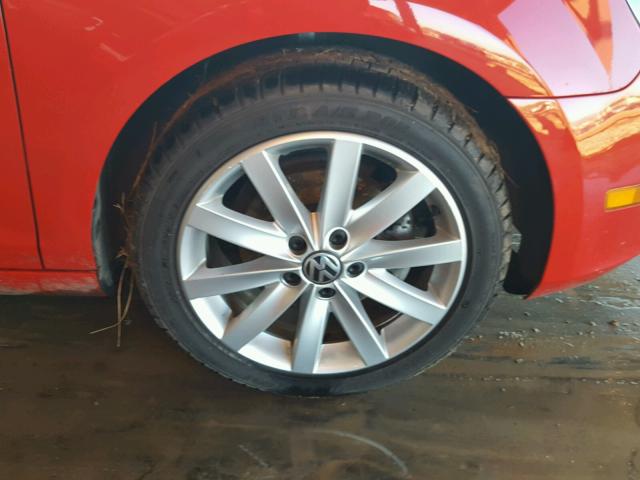 WVWMM7AJ7BW317411 - 2011 VOLKSWAGEN GOLF 红色 照片 10