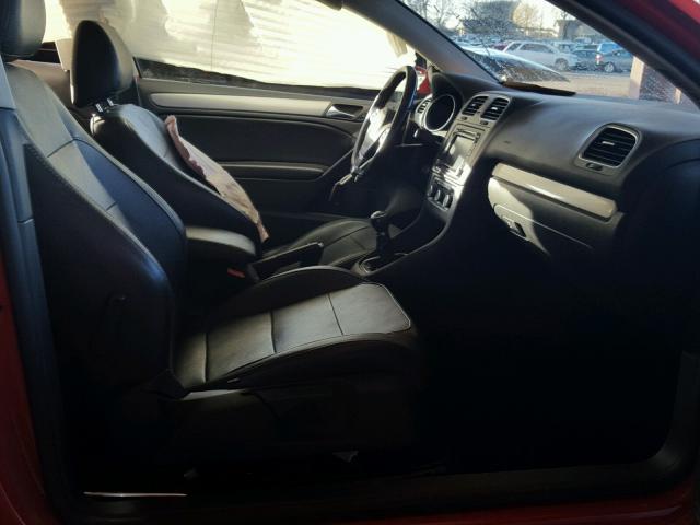 WVWMM7AJ7BW317411 - 2011 VOLKSWAGEN GOLF 红色 照片 5