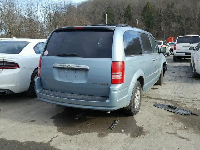 2A8HR54189R515767 - 2009 CHRYSLER TOWN & COU BLUE photo 4