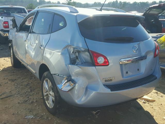 JN8AS5MT5DW020655 - 2013 NISSAN ROGUE S SILVER photo 3