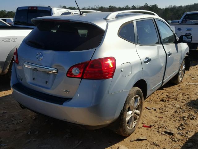 JN8AS5MT5DW020655 - 2013 NISSAN ROGUE S SILVER photo 4