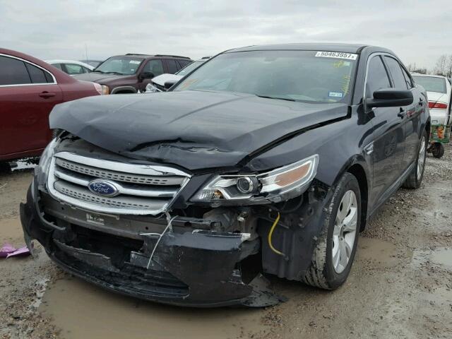 1FAHP2EW8CG138751 - 2012 FORD TAURUS SEL BLACK photo 2