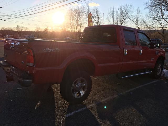 1FTWW31P07EA30991 - 2007 FORD F350 SRW S RED photo 4