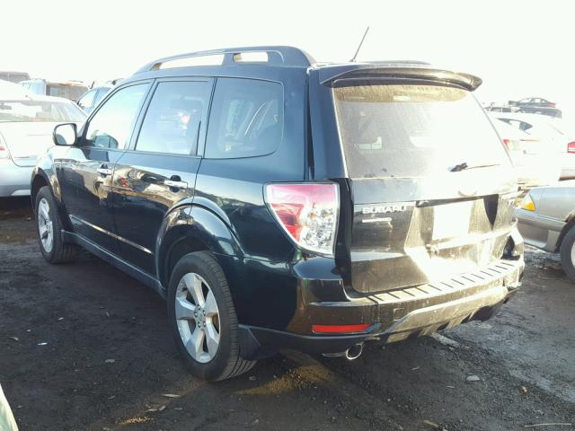 JF2SH6EC7AH723923 - 2010 SUBARU FORESTER 2 BLACK photo 3