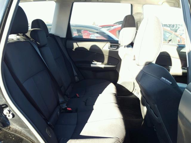 JF2SH6EC7AH723923 - 2010 SUBARU FORESTER 2 BLACK photo 6