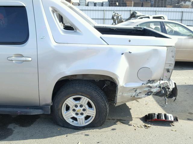 3GNEC12J87G117721 - 2007 CHEVROLET AVALANCHE TAN photo 9