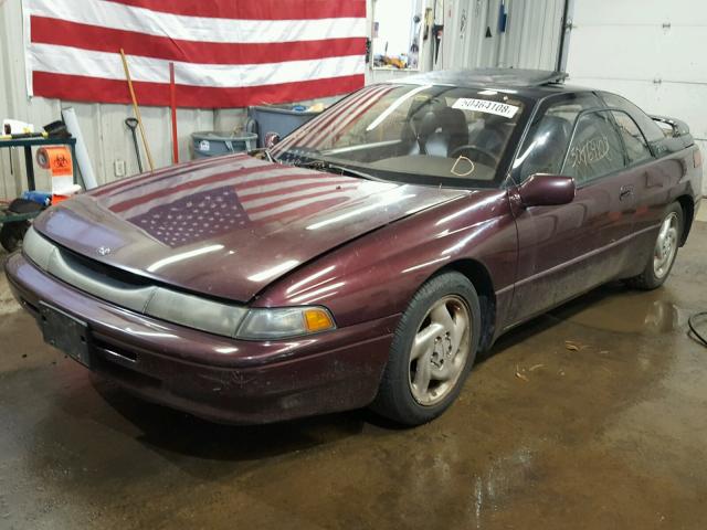 JF1CX3530NH108100 - 1992 SUBARU SVX LSL MAROON photo 2