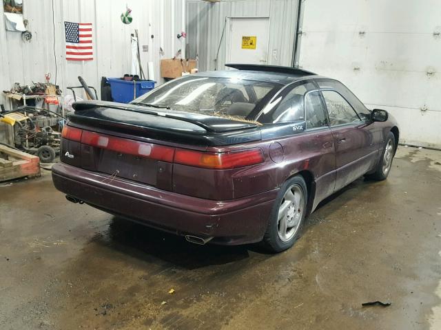 JF1CX3530NH108100 - 1992 SUBARU SVX LSL MAROON photo 4