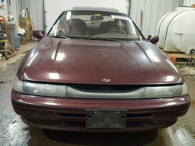 JF1CX3530NH108100 - 1992 SUBARU SVX LSL MAROON photo 9