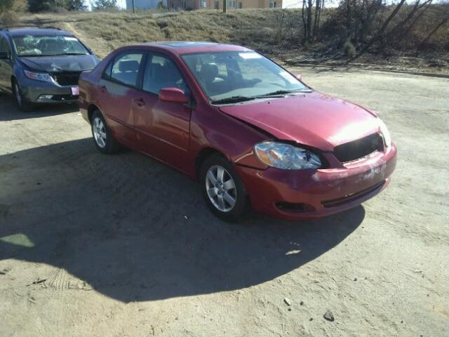 2T1BR32E16C586814 - 2006 TOYOTA COROLLA CE RED photo 1