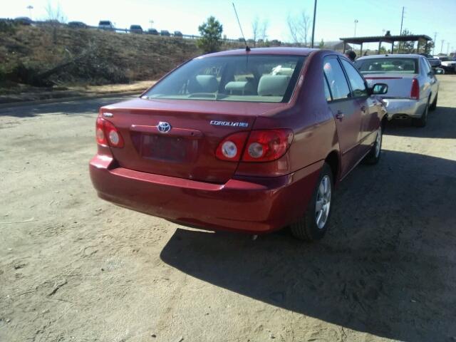 2T1BR32E16C586814 - 2006 TOYOTA COROLLA CE RED photo 4