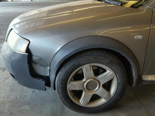 WA1YD64B75N005738 - 2005 AUDI ALLROAD GRAY photo 9