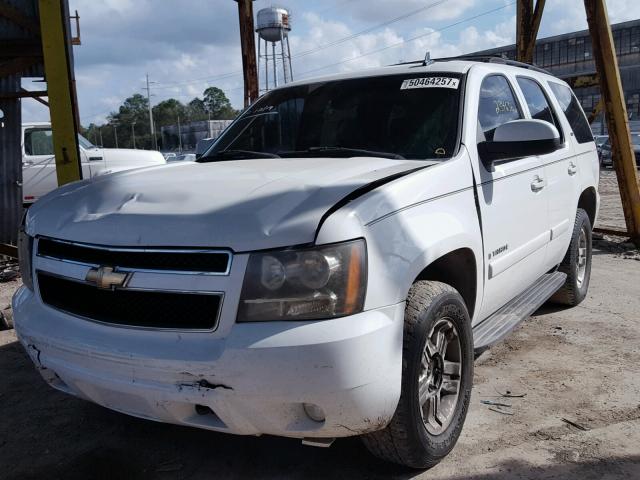 1GNFK13017J139118 - 2007 CHEVROLET TAHOE K150 WHITE photo 2