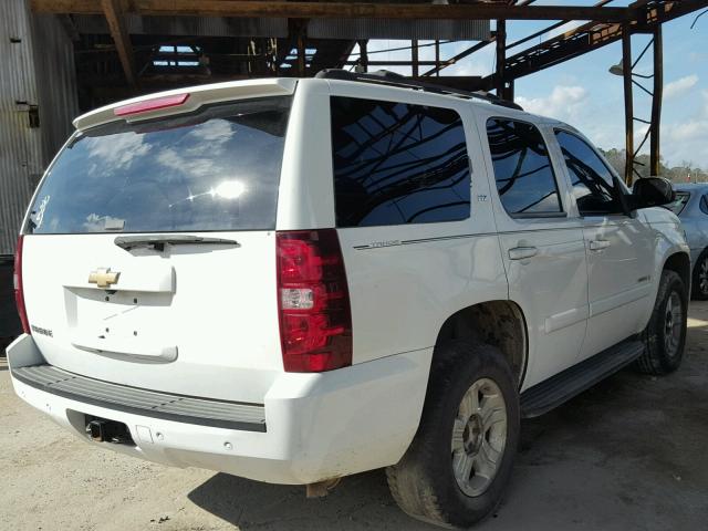 1GNFK13017J139118 - 2007 CHEVROLET TAHOE K150 WHITE photo 4