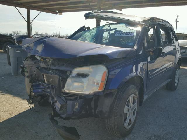 2CNDL13F966197910 - 2006 CHEVROLET EQUINOX LS BLUE photo 2