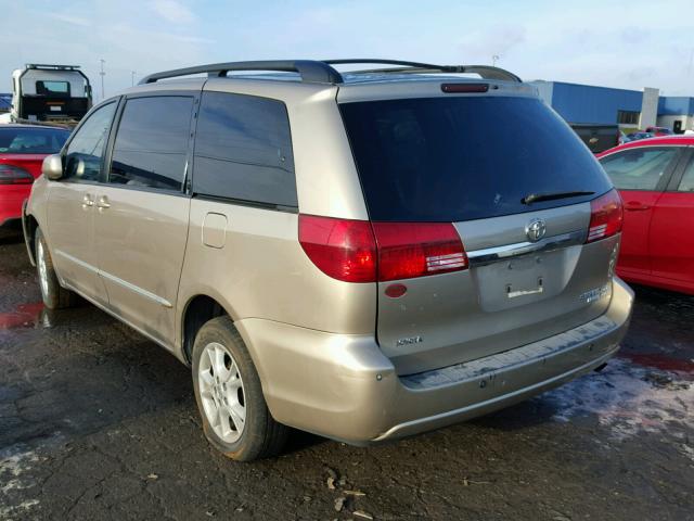 5TDBA22C34S025812 - 2004 TOYOTA SIENNA XLE GOLD photo 3