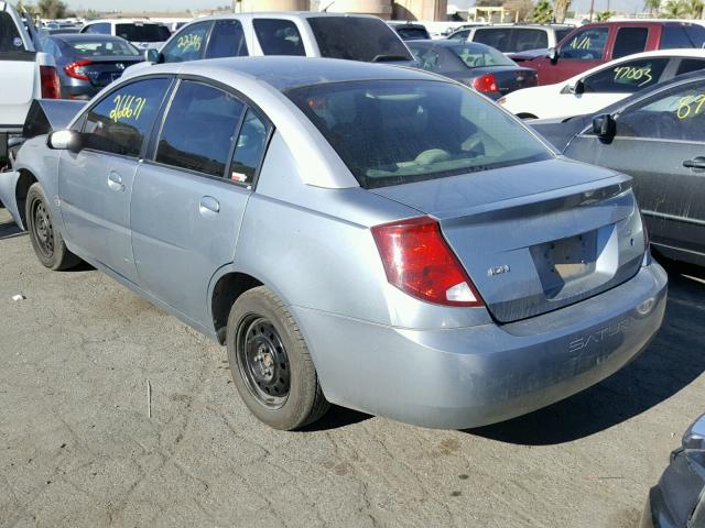 1G8AJ52F73Z105645 - 2003 SATURN ION LEVEL BLUE photo 3