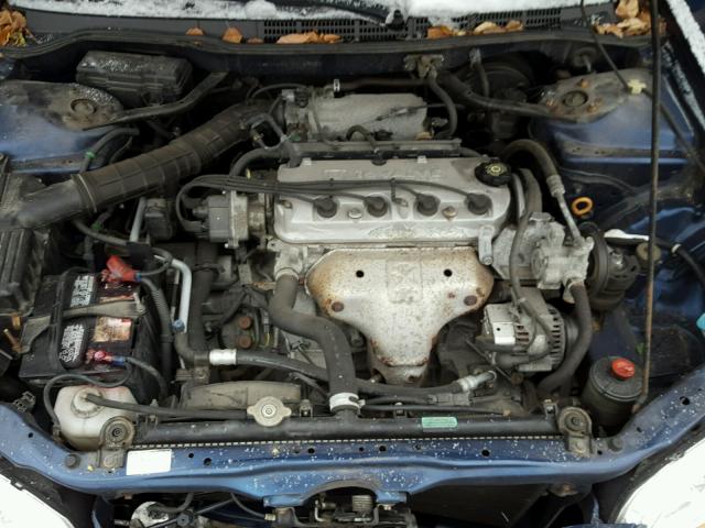 1HGCF86612A157606 - 2002 HONDA ACCORD VAL BLUE photo 7