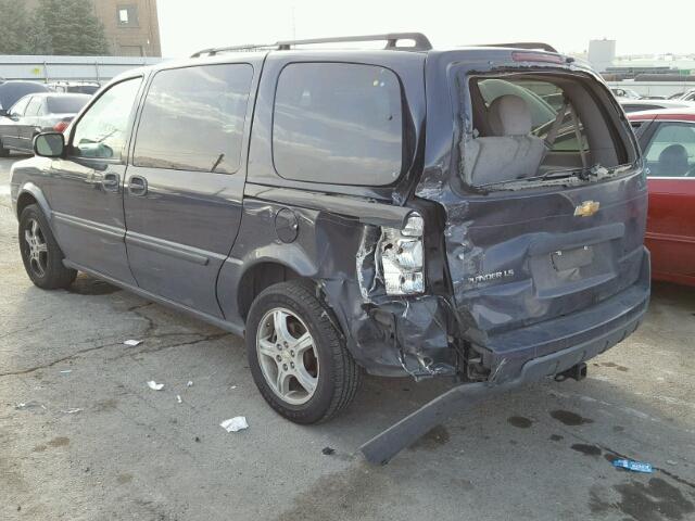 1GNDV231X8D198911 - 2008 CHEVROLET UPLANDER L BLUE photo 3