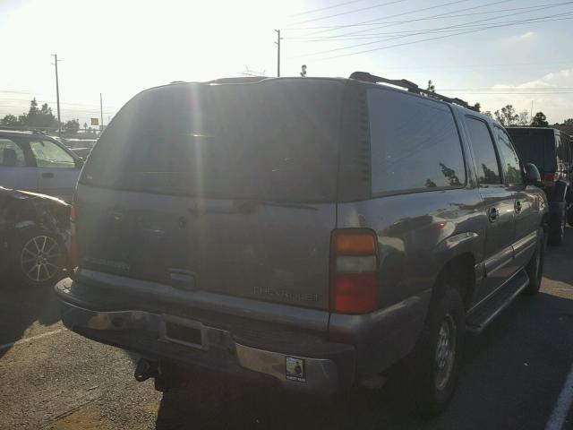 3GNEC16TX2G309615 - 2002 CHEVROLET SUBURBAN GRAY photo 4