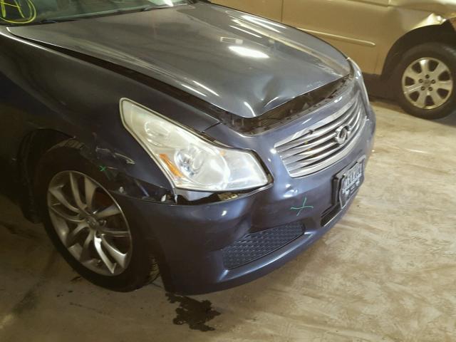 JNKBV61F87M821638 - 2007 INFINITI G35 BLUE photo 9