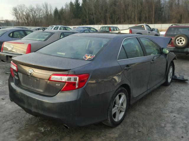 4T1BF1FKXDU215272 - 2013 TOYOTA CAMRY L GRAY photo 4