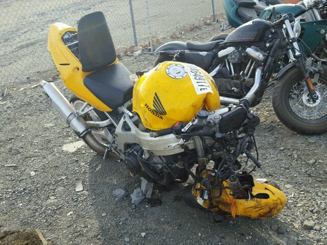 JH2SC3302WM204143 - 1998 HONDA CBR900 RR YELLOW photo 1