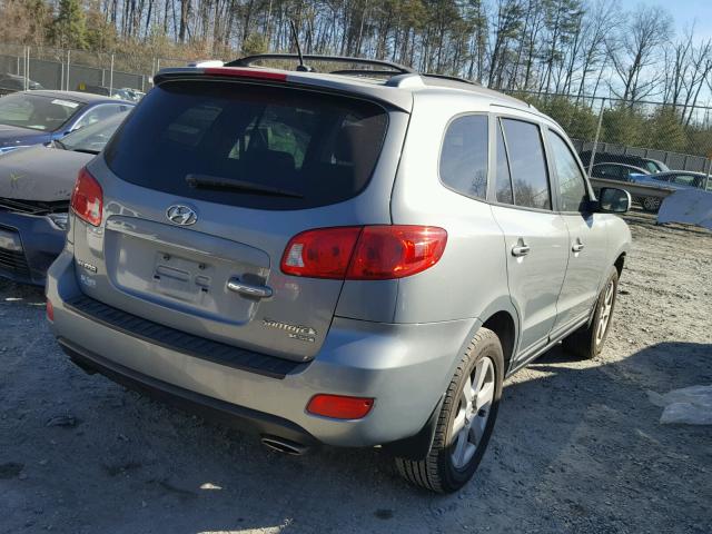 5NMSH13E79H257359 - 2009 HYUNDAI SANTA FE S GRAY photo 4