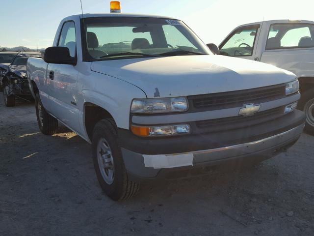 1GCEK14W41Z212420 - 2001 CHEVROLET SILVERADO WHITE photo 1