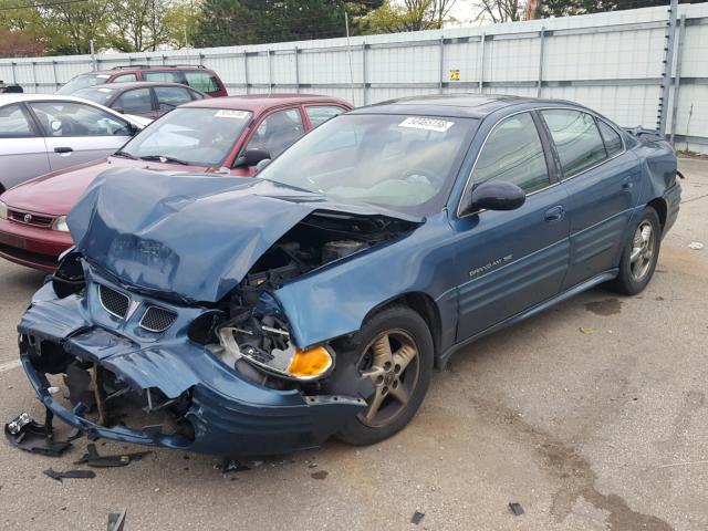 1G2NF52F22C159594 - 2002 PONTIAC GRAND AM S მწვანე ფოტო 2