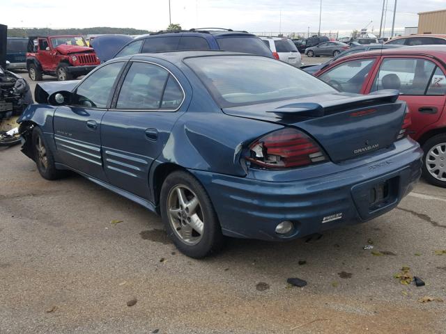 1G2NF52F22C159594 - 2002 PONTIAC GRAND AM S მწვანე ფოტო 3