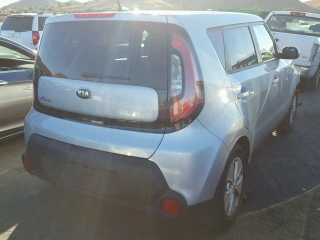 KNDJN2A24G7872667 - 2016 KIA SOUL SILVER photo 4