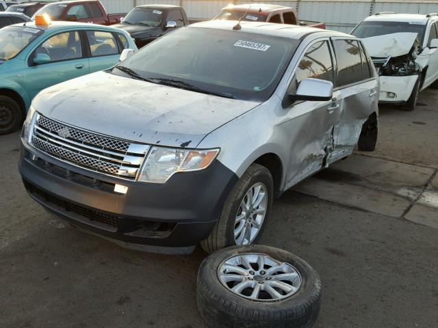 2FMDK3JC8ABA26704 - 2010 FORD EDGE SEL SILVER photo 2