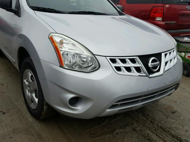 JN8AS5MV9DW635470 - 2013 NISSAN ROGUE S SILVER photo 9