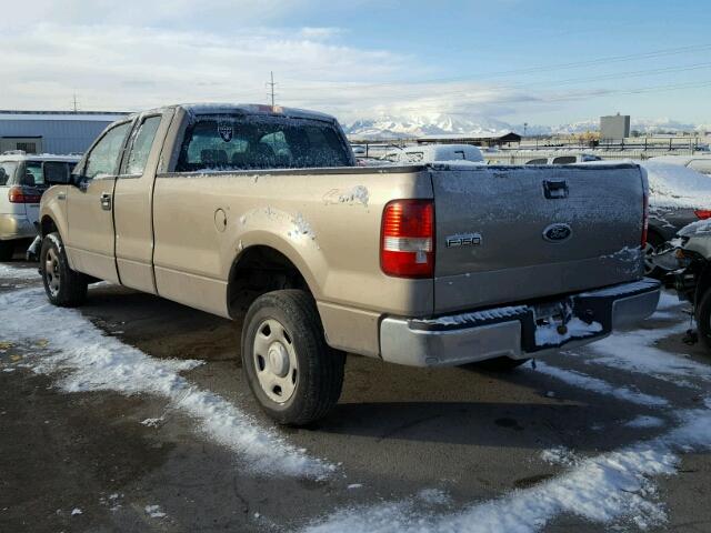 1FTVX14505NA67124 - 2005 FORD F150 GOLD photo 3